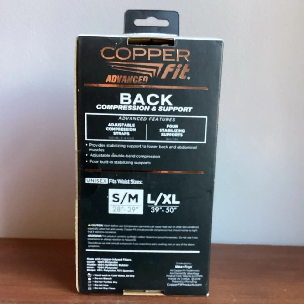 Copper Fit Advanced Back Pro Compression & Support - Picture 3 of 7